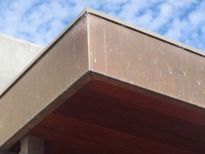 Copper Soffit Cladding