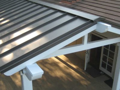 Pergola Standing Seam Metal Roof